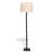 Chinoiserie Lauderdale Bamboo Black Floor Lamp For Sale - Image 3 of 3