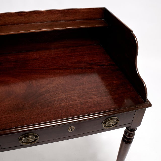 Antique British Colonial Mahogany Server For Sale - Image 9 of 12