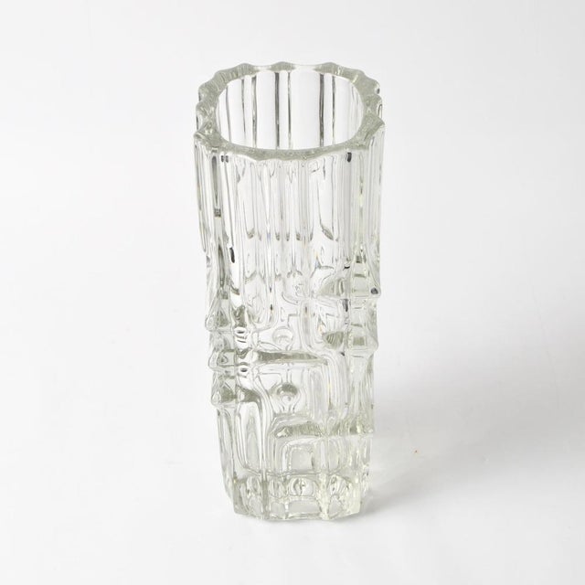 Glass Vase by Vladislav Urban for Sklo Union Rosice, 1960s For Sale - Image 14 of 15