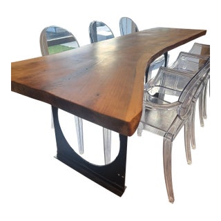 Live Edge Custom Dining Table For Sale