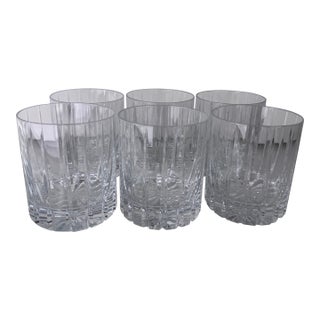 Crystal Rocks Glasses, Set of 6 For Sale
