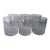 Crystal Rocks Glasses, Set of 6 For Sale