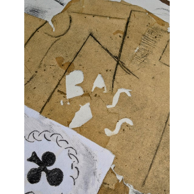 Pablo Picasso, Bottle, Glass and Cards, Original Limited Edition Lithograph, 1962 For Sale - Image 3 of 8