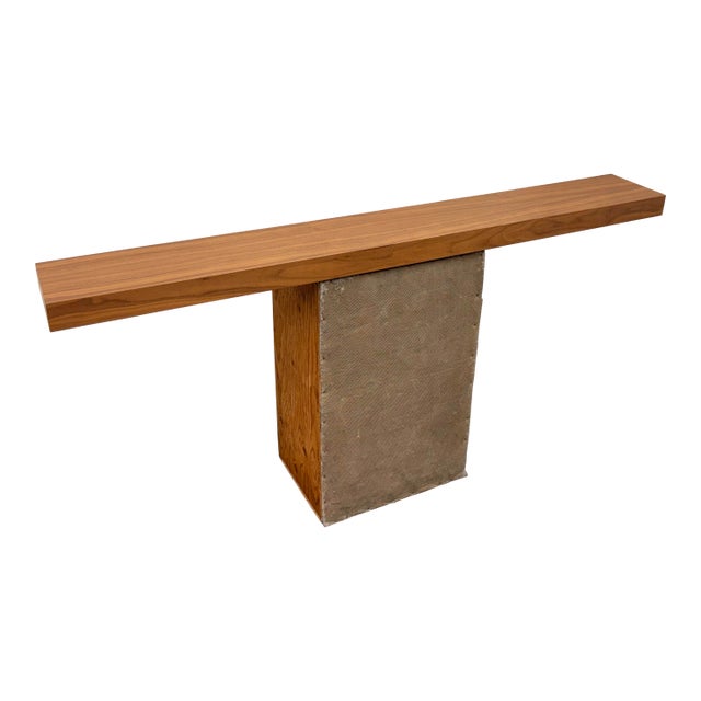Room & Board Float Walnut Wall Shelf For Sale
