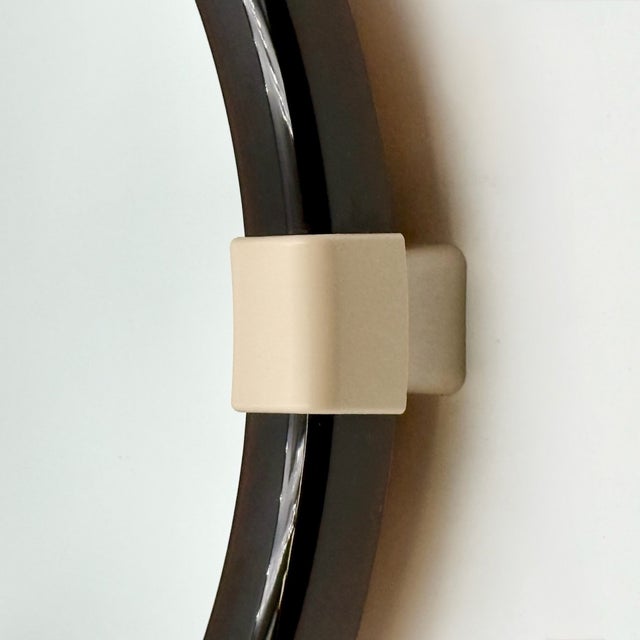 Postmodern French Space Age Pivoting Wall Mirror in Molded Plastic from Allibert, 1970s For Sale - Image 3 of 10