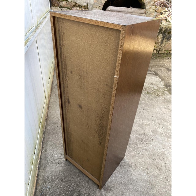 Oak Roll-Top Filing Cabinet, 1970s For Sale - Image 15 of 17