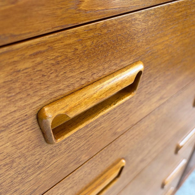 Danish Modern Teak Gentleman's Dresser Cabinet, 1960s For Sale - Image 12 of 15