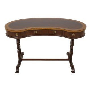 Karges Kidney Shape Mahogany Writing Desk For Sale