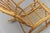 Wood Mid-Century Modern Rattan and Bamboo Rocking Chair, 1960s For Sale - Image 7 of 11