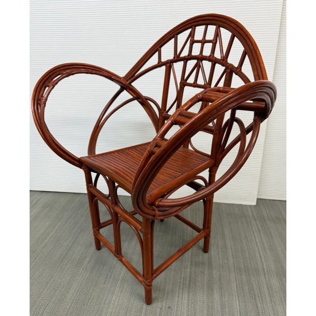 McGuire Edward Tuttle for McGuire Furniture Vintage Butterfly Chair For Sale - Image 4 of 12