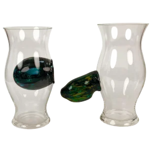 Slovakian Glass Objects by Patrik Illo, 2000s, Set of 2
