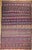Vintage Moroccan Tribal Kilim, Handwoven Wool, Stripe Geometric Pattern, Purple & Yellow, 6x10 For Sale - Image 10 of 17