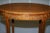 Victorian Sheraton Inlaid Oval Side Table in Walnut For Sale - Image 9 of 18