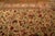 Textile 1900s Green Antique Intricate Floral Motifs Knotted Wool Persian Mashad Rug For Sale - Image 7 of 8