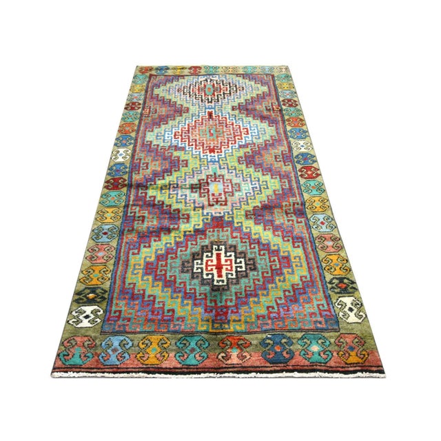 1960s 1960s Turkish Oushak Runner For Sale - Image 5 of 7