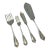 1980s Silver Fish Set for 12 Pair Fish Eaters & Fish Servers, Lily - 26 pcs For Sale
