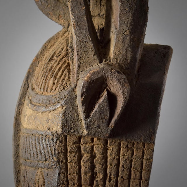 Brown Early 20th Century Baga Nalu Banda Mask Guinea For Sale - Image 8 of 15