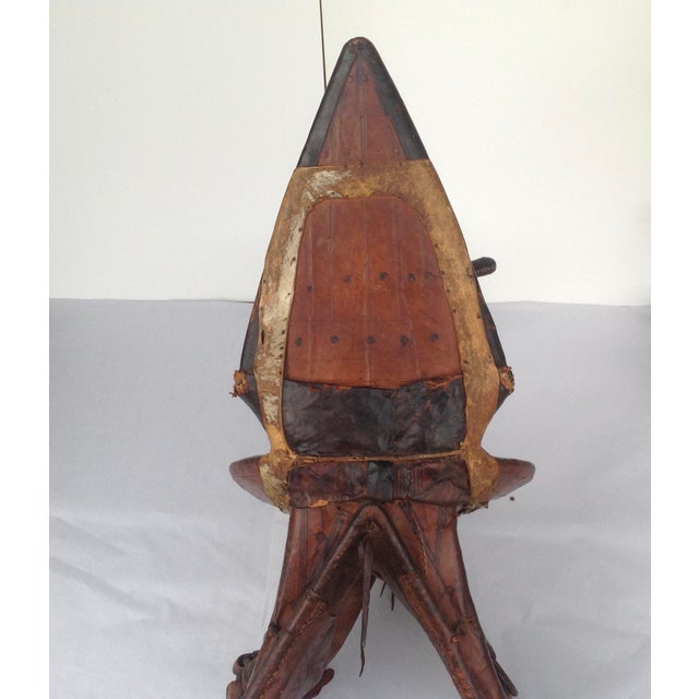 Wood Antique Dromedary Saddle, Afghanistan, 1890s For Sale - Image 7 of 11