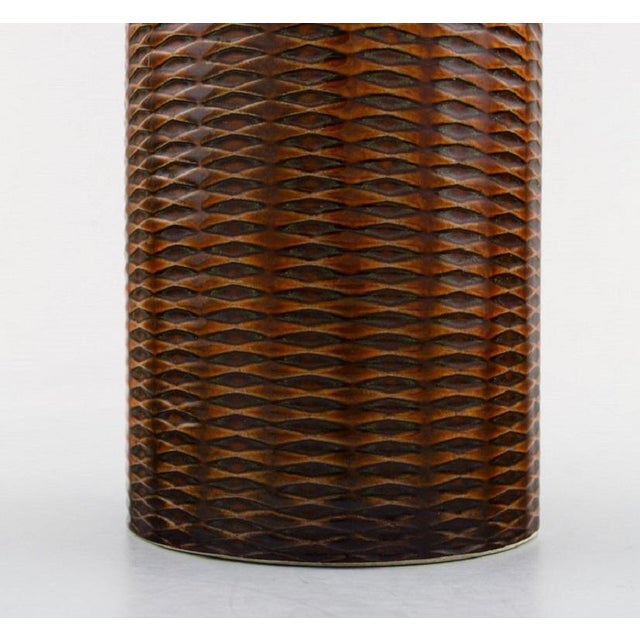 Gustavsberg Ceramic Domino Vase attributed to Stig Lindberg for Gustavsberg, 1950s-1960s For Sale - Image 4 of 6