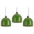 Green glass pendant lights by peill & putzler, manufactured in germany, circa the 1970s. Wonderful light effect .high...