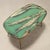 Metal Brass and Glass Coffee Table, 1950s For Sale - Image 7 of 10