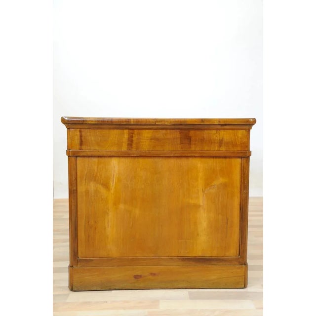 Vintage Blond Walnut Desk For Sale - Image 14 of 16