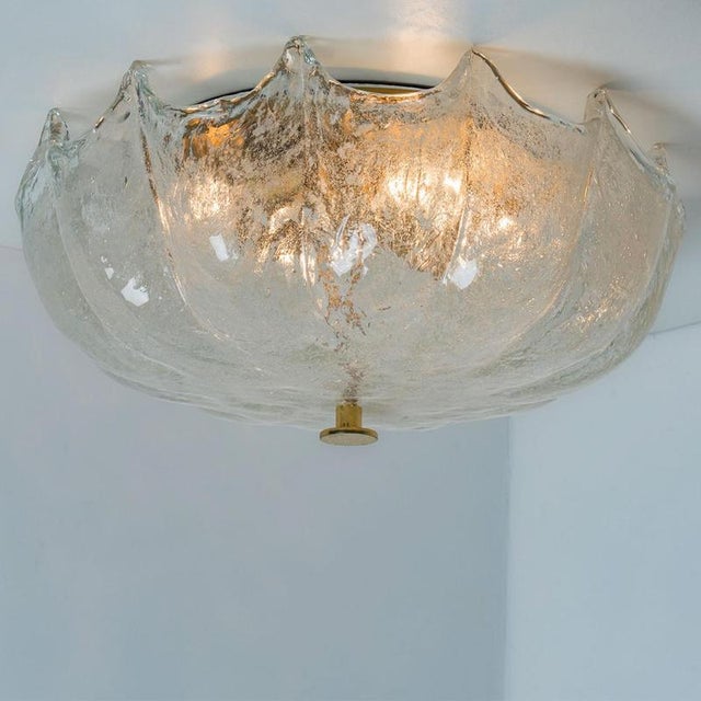 Metal Clear Flush Mount from Kaiser Idell / Kaiser Leuchten, Germany, 1965 For Sale - Image 7 of 8