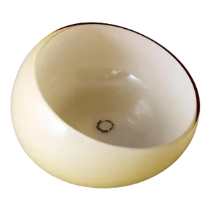 1970s Nason v. Murano Empty Pockets Bowl in Blown and "Incamiciato" Glass