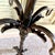 Sunflower Arts & Crafts Wrought Iron Fireplace Hearth Set Hand Forged 1900s For Sale - Image 4 of 15