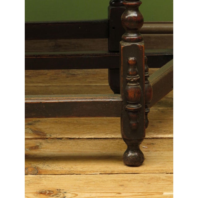 Victorian Oval Oak Drop Leaf Table with Drawer For Sale - Image 18 of 18