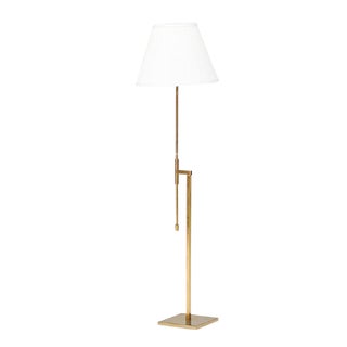 Laurel Lamp Co. Adjustable Brass Floor Lamp, Circa 1960 For Sale