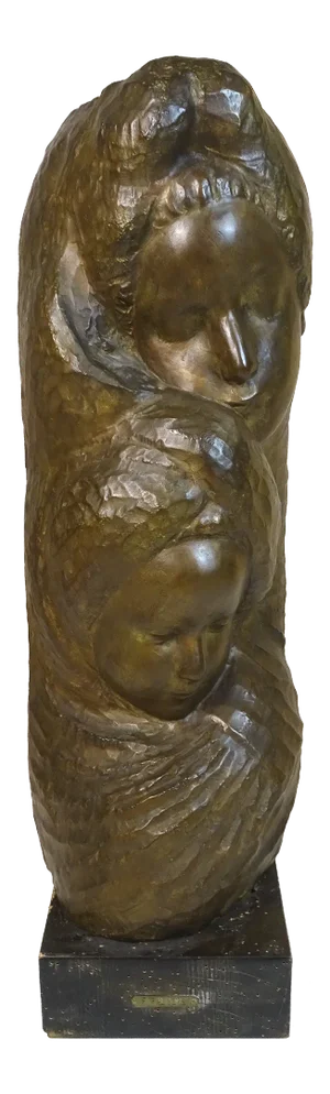 Francesco Falcone, Maternity Sculpture, 1927, Bronze