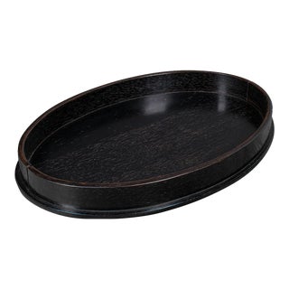 1900's Antique Oval Trinkets Tray For Sale