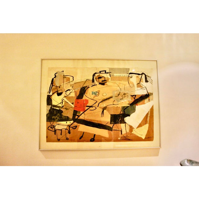 Claudette Griffith, Composition, 1987, Collage on Paper For Sale - Image 4 of 8