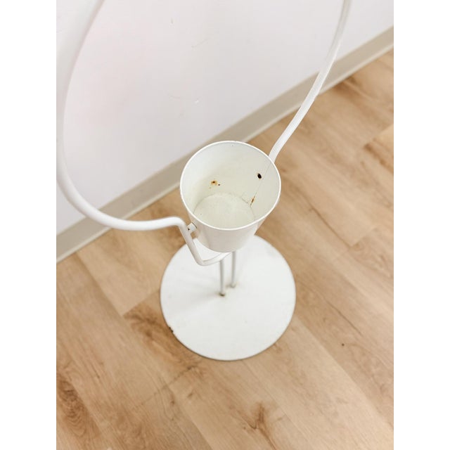 Vintage MCM 3-Tier White Plant Stand Retro Mid-Century Modern Display For Sale - Image 4 of 7