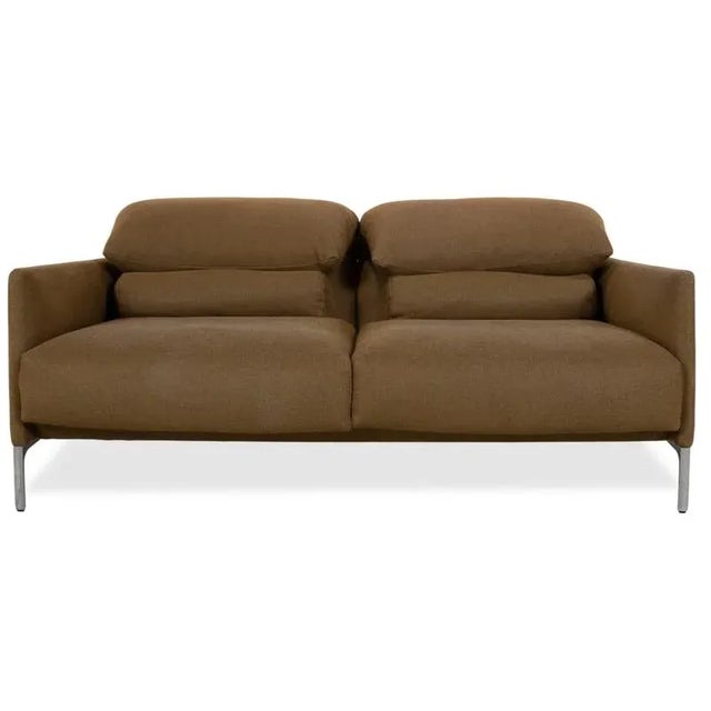 Cor Avalanche Fabric Set, Three-Seater, Two-Seater, Brown, Bronze, Red, Manual Function, Sofa, Couch, Set of 2 For Sale - Image 4 of 18