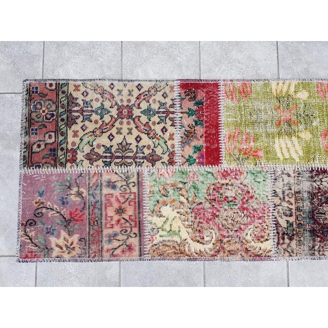 1960s Anatolian Handknotted Oushak Runner For Sale - Image 10 of 10