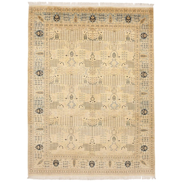 Amritsar Design Indian Rug - 9' x 12' For Sale