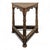 Antique Oak Tripod Console Table For Sale - Image 6 of 6
