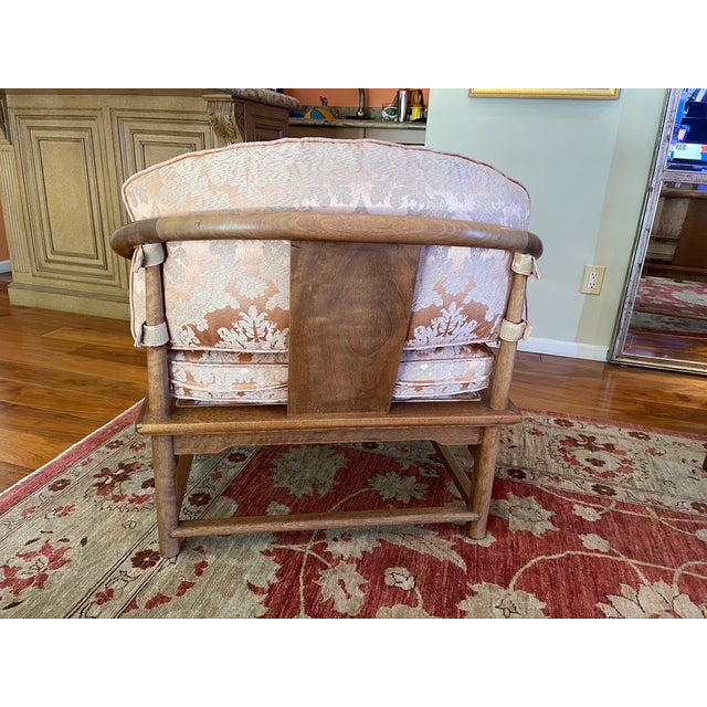 1990s Pair of Vintage Chinoiserie Chairs in Mozambique Wood For Sale - Image 5 of 17