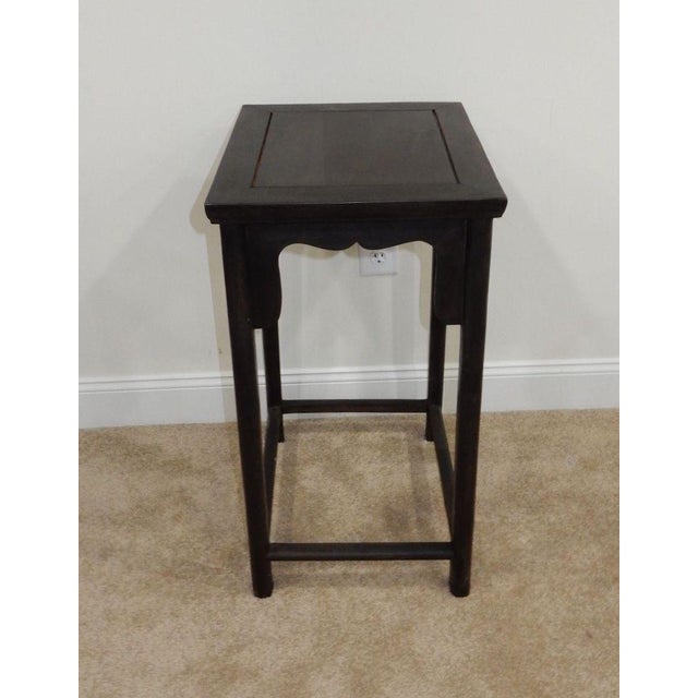 Antique Chinese Zitan Wood Side Table Chairish