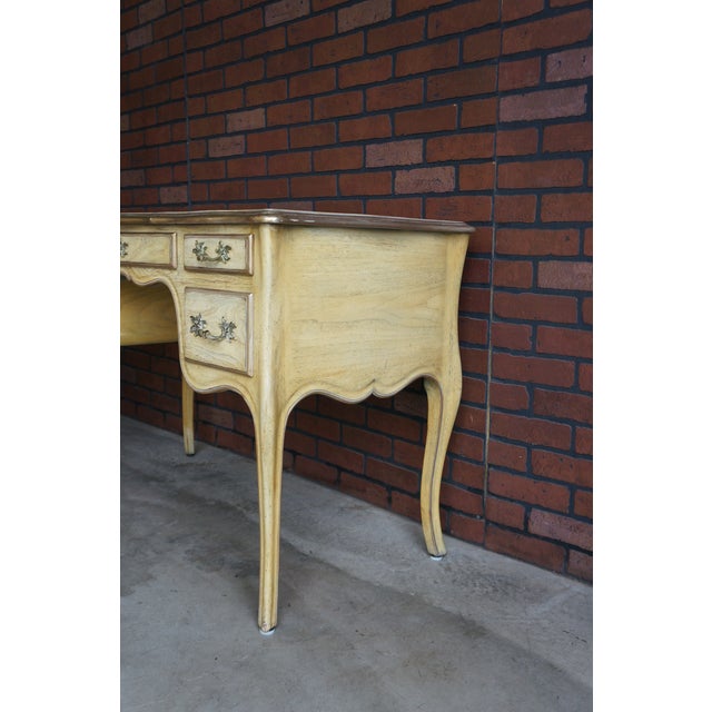 Exquisite in every way....from is French Provincial style to its incredible craftsmanship, this desk is a one of a kind...