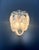 Vintage Italian Clear Lattimo Murano Glass Wall Lights from Mazzega, 1990s, Set of 2 For Sale - Image 6 of 17