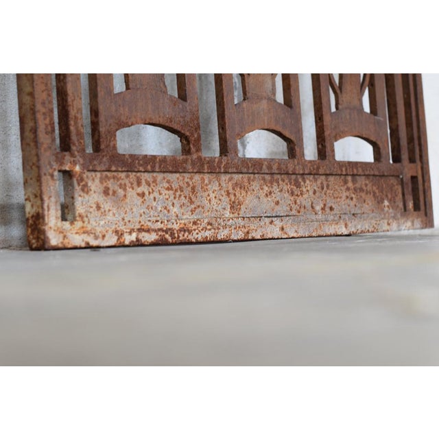 Metal and Bronze Ironwork Entrance Door by Charles Piguet Lyon, 1919 For Sale - Image 15 of 18