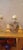 1970s Set of 5 Beautiful Hand Painted Bottles For Sale - Image 4 of 5