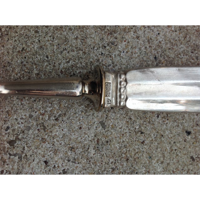 Mid 20th Century Georg Jensen Cheese Plane Slicer Sterling Handle Ss Blade Acorn Pattern For Sale - Image 13 of 13