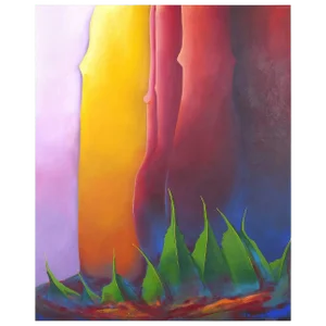 Contemporary Abstract Painting by Cuban-American Artist by Juan A. Navarrete