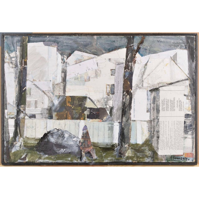 Imants Vecozols, Before Snow, 2000s, Mixed Media on Cardboard For Sale - Image 8 of 8