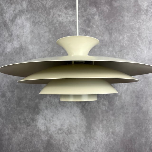 Vintage Danish Pendant Lamp, 1980s, in Flawless conditions. Designed 1980 to 1989 This piece is attributed to the...