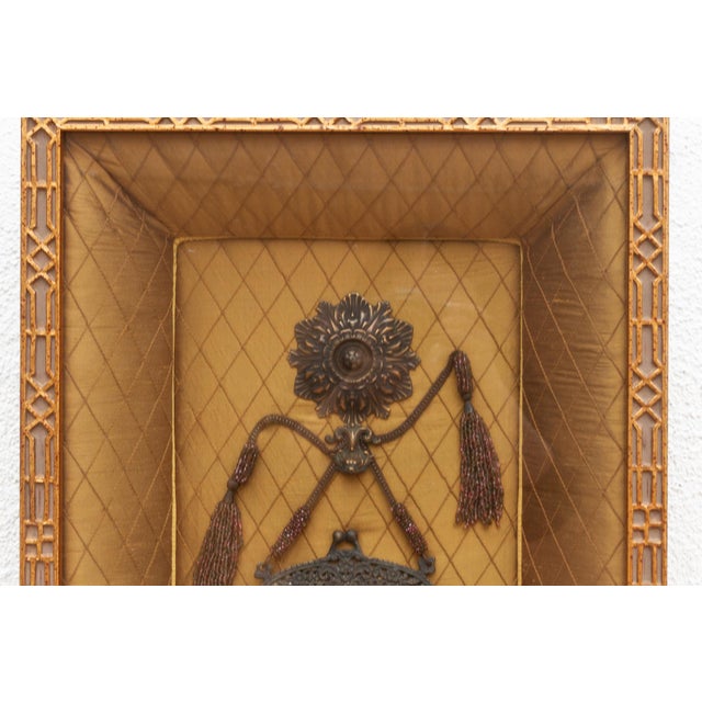19th Century Framed Antique Purse Shadow Box For Sale - Image 5 of 10